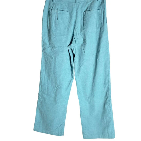 Alix of Bohemia Eliot Corduroy Pant Peacock Blue - Picture 2 of 5